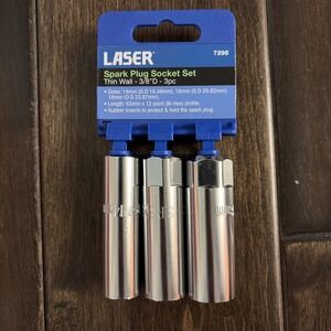Laser 7295 3 Piece Thin Wall Spark Plug Socket Set